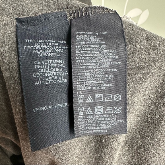 Bewjewled Grey Tommy Hilfiger Blouse in size Medium - Picture 5 of 5